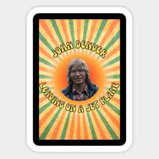 John denver Sticker